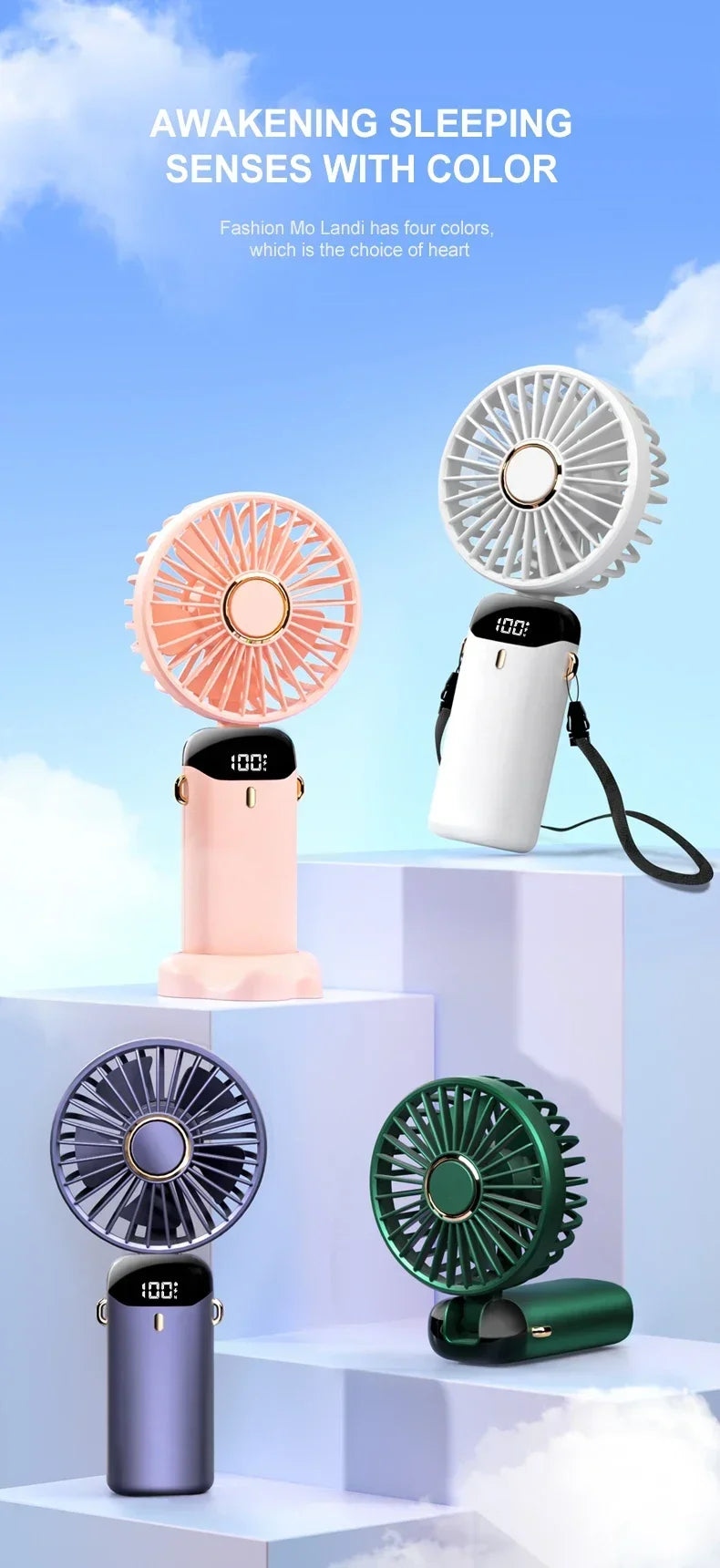 Mini ventilateur pliable 